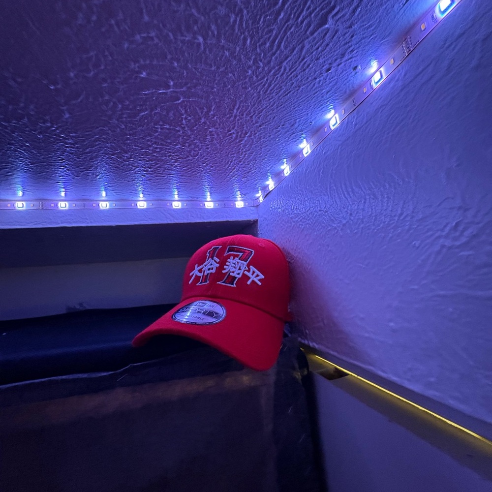 New Era Red Shohei Ohtani Los Angeles Angels Cap Japanese KANJI name